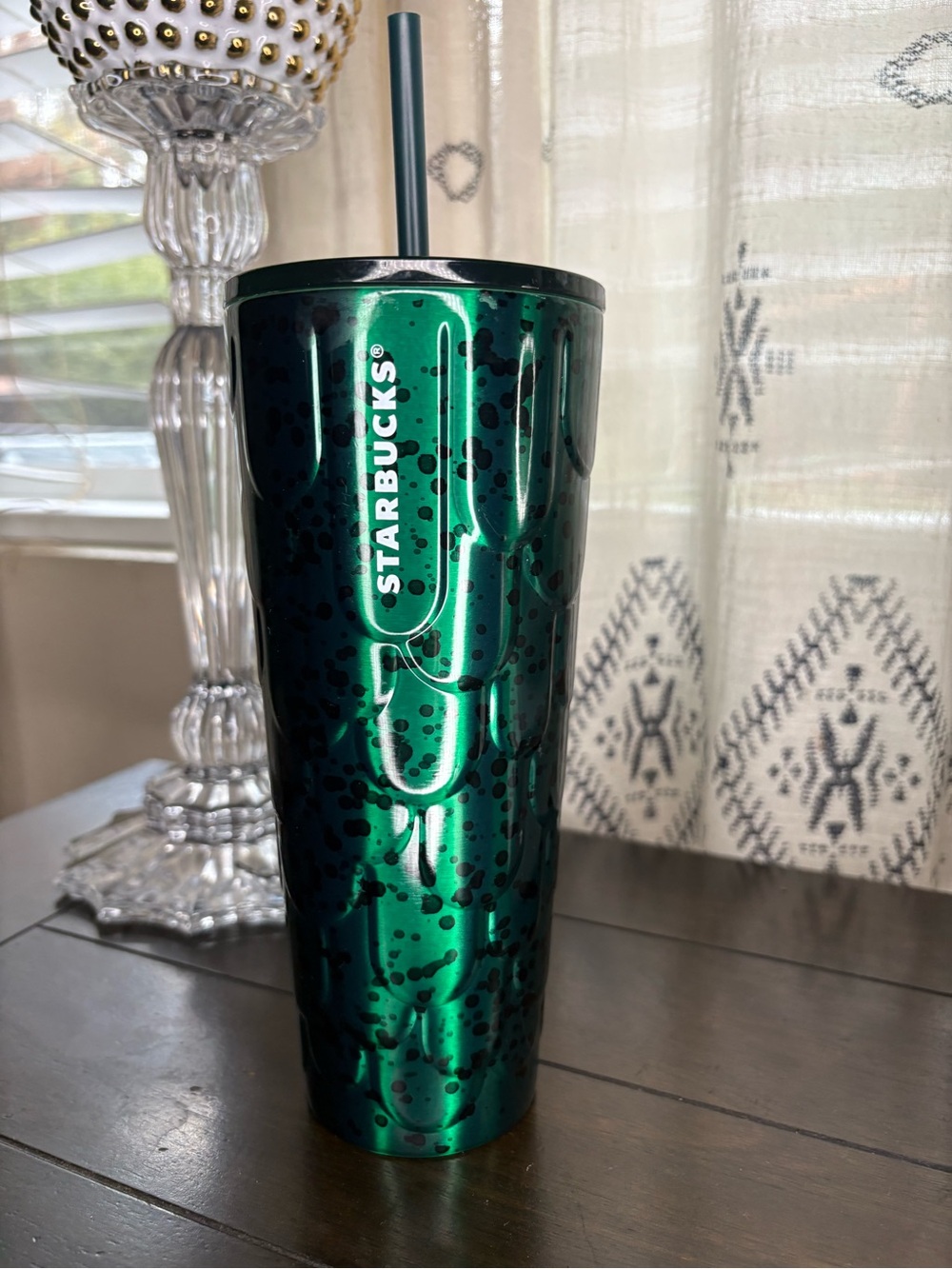 STARBUCKS - Brand NEW-Green Scales Tumbler- -24oz-